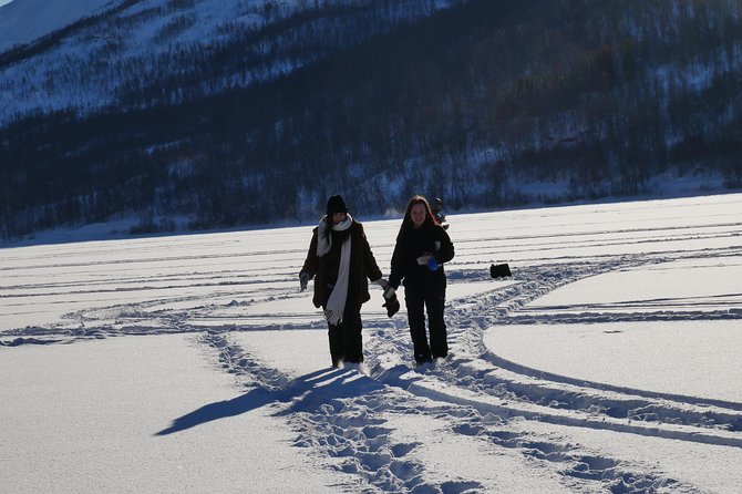 Ice Fishing On The Fjord - Who will enjoy this most
