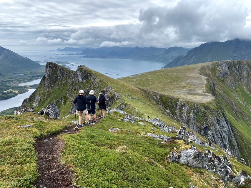 Lofoten Islands: Guided Hiking Into the Wilderness - Uphill - Meeting at the red building by the bridge