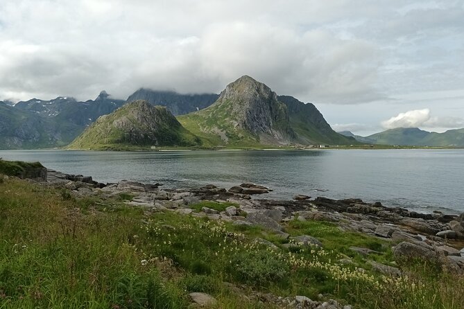 Lofoten VIP PRIVATE Tour from Leknes city / port - Flakstadpollen and Flakstad Church add texture