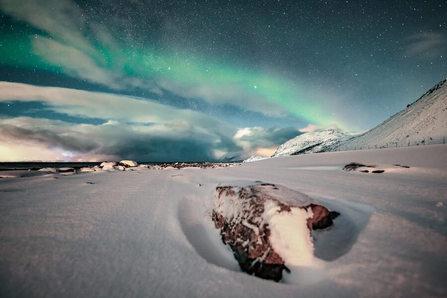 Lyngenalps: Northern Lights Snowmobile Safari - Warm clothing helps you enjoy the ride