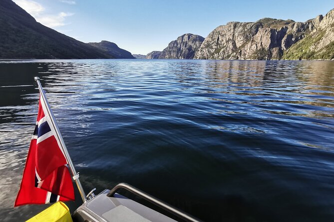 Lysefjord Fjord Safari Boat Tour from Forsand (Near Stavanger) - Ytra Dørvika and the ride back