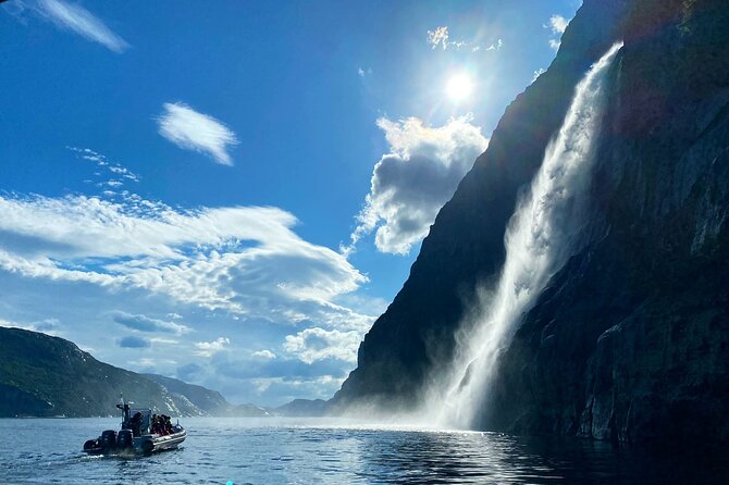 Lysefjorden & Pulpit Rock RIB-Safari from Stavanger - Pulpit Rock from the water