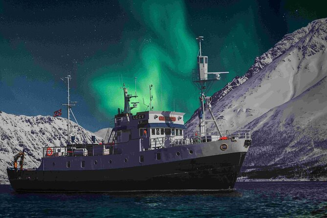 Northern Light cruise on the vintage vessel MS Strønstad - Starting at Full Steam Museum in Tromsø