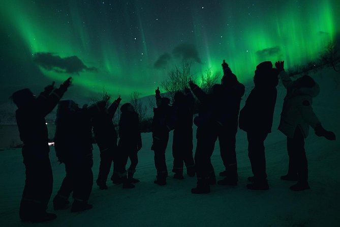 Northern Lights Big Bus Chase with Chasing Lights - Chasing clear skies beyond Tromsø