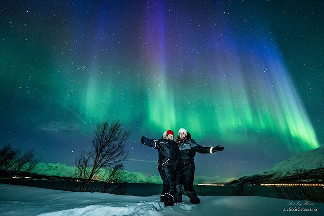 Northern Lights Tour, Photo, Toilet, Meal, Skycam in Mbus - Finding a remote viewing spot near the Finnish border