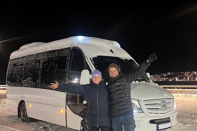 Northern Lights Tour with Local Guide and Photos - From Kirkegata 2 into the dark Arctic night
