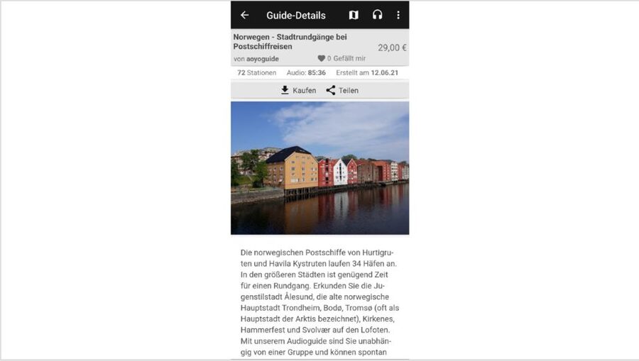 Norwegian Coastal Cities: Smartphone Audio Guide App - Language, Access, and Booking Practicalities