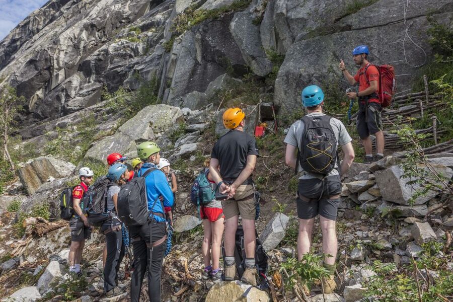 Odda: Trolltunga Via Ferrata, Sunset and Sunrise - The 250-meter via ferrata climb