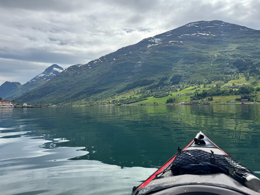 Olden: Experience Beginner-friendly Fjord Kayaking - Finding the brown boathouse near Olden center