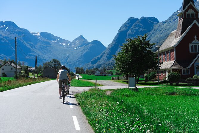 Olden: Fjord e-bike tour - Olden Old Church and a glimpse of the past