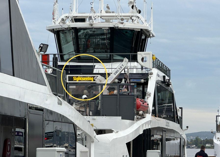 Oslo: 100% Electric Oslofjord Sightseeing Cruise - Bygdøy after about 1 hour and 45 minutes