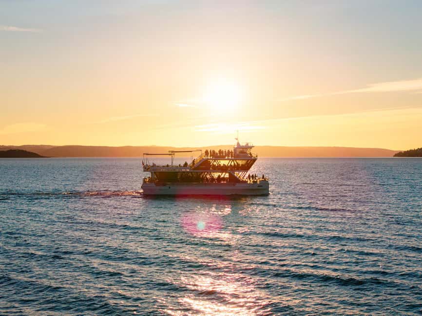 Oslo: 3-course Dinner Cruise in the Oslofjord - A quiet departure from Rådhusbrygge 2