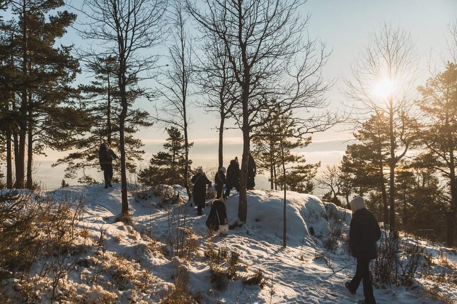 Oslo: Best View of the Oslofjord Winter Edition - A snowy trail, frozen ponds, and the Huldra tale