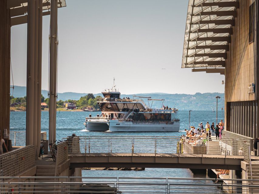 Oslo: Electric Boat Cruise with Brunch - Oslo Opera House from the water