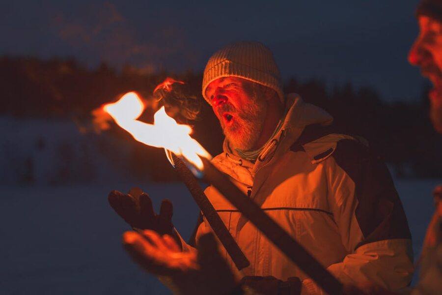 Oslo: Snowy Forest Torchlight Walk with Campfire - What the $93 price really covers
