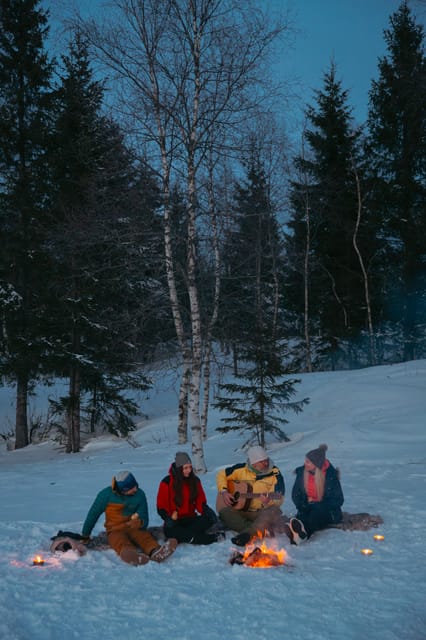 Oslo: Snowy Forest Torchlight Walk with Campfire - The guide makes a real difference