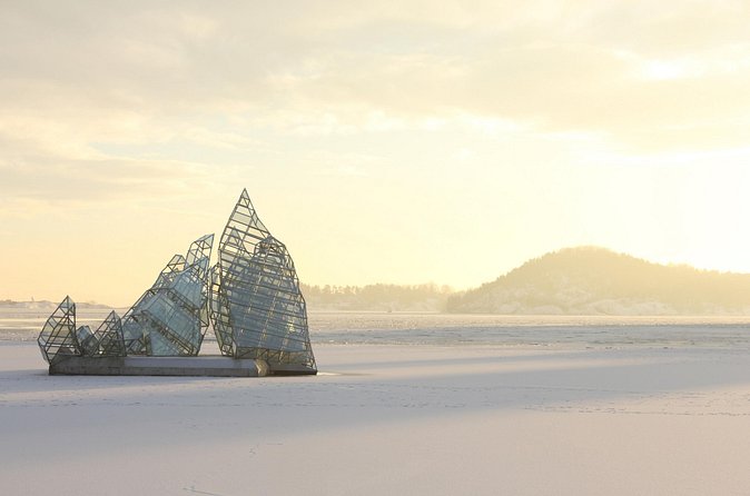 Oslo Winter Highlights Bike Tour - Following Karl Johans gate through the royal center
