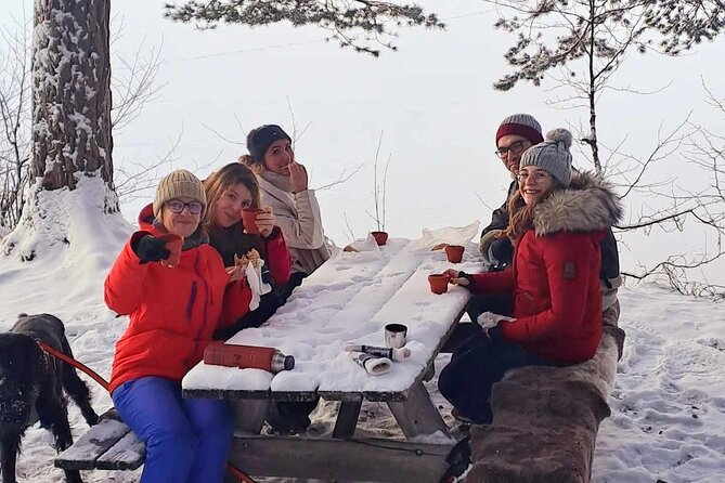 Oslo: Winter wonderland forest hike & campfire with a dog - The final climb and Solbråtan station