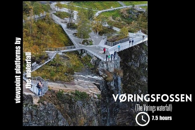 Private day tour to the Vorings Waterfall— Norway's most visited - The main hour at Vøringsfossen