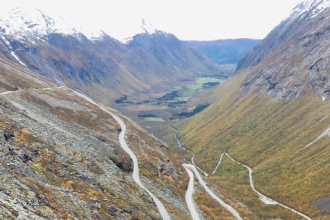 Private shore excursions Troll road in 5-7 groups - Gudbrandsjuvet adds rushing water and rock