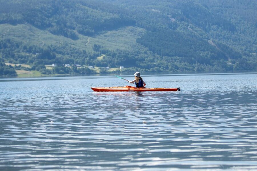 Rental - Sea Kayak - Vangsvatnet from the water