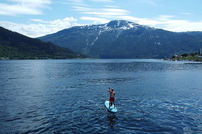 Renting SUP boards (paddle boards) - A self-guided paddle on calm Norwegian water