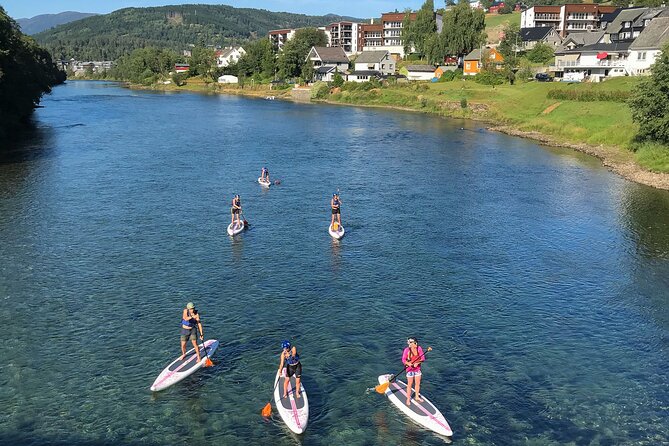 River SUP Voss - From still water to Voss river current