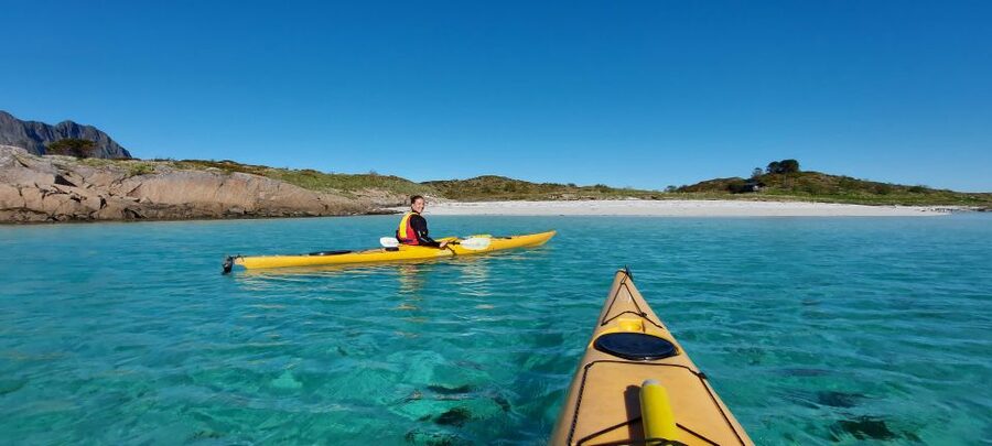 Skrova Island : 3hours Guided Kayak Tour - Returning to the Harbor