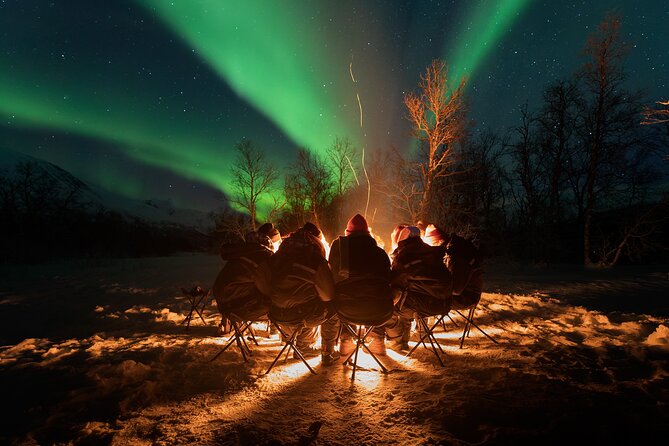 Small-Group Northern Lights Tour from Tromso with Photos - Fires, hot chocolate, and Arctic cold