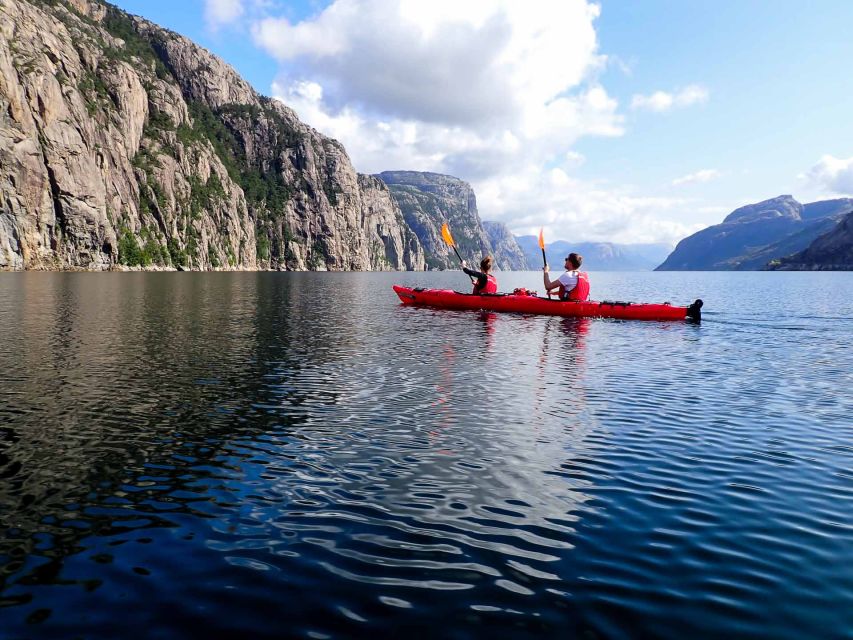 Stavanger: Guided Kayaking in Lysefjord - What the $145 price includes