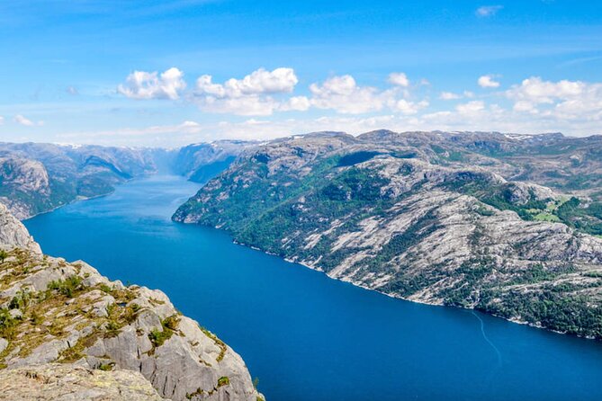 Stavanger: Waterfalls, Caves and Rock Tour By Sea - Pulpit Rock from the best possible angle