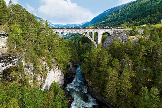 The Golden Train on Rauma Railway in Romsdalen - Åndalsnes station is the starting point