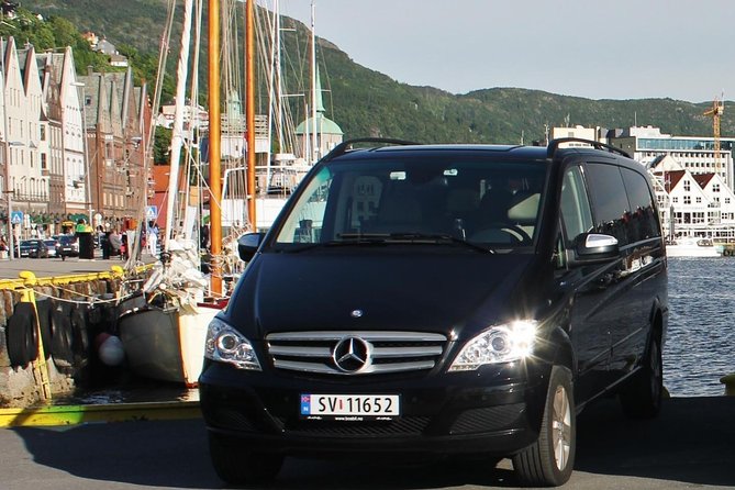 TRANSFER, STANDARD, 1-7 PAX: Bergen airport transfer - Departures from hotels, homes, and cruise ships