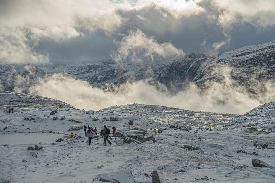 Trolltunga Autumn Hike Go Viking - What to wear for a raw mountain day