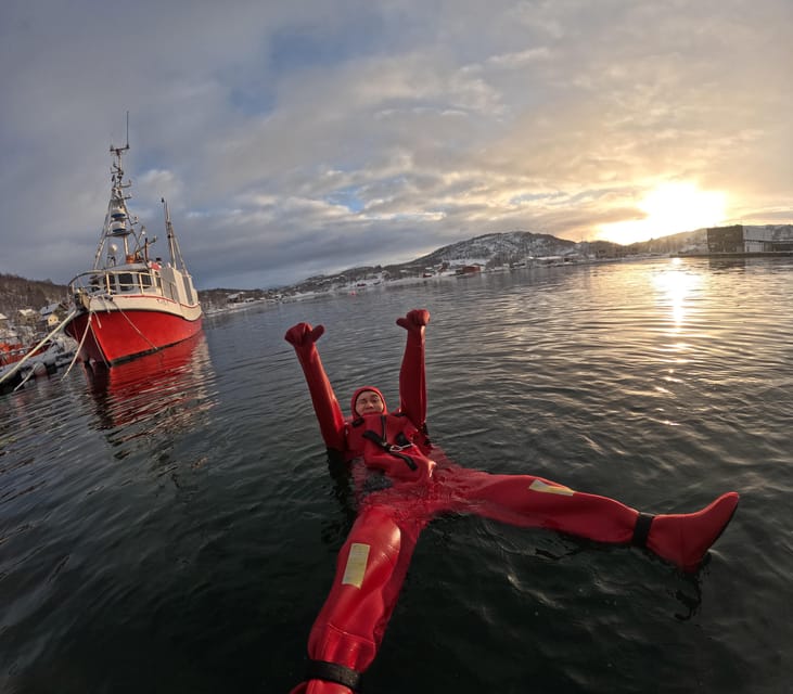 Tromsø: Arctic Fjord Floating in Survival Suit - Key things to know before you book