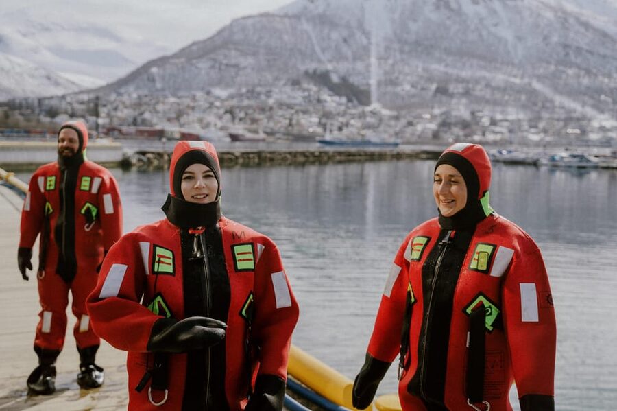 Tromsø city center Urban Floating experience - The 15-minute safety briefing