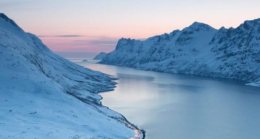 Tromsø: Fjords and Sommarøy Islands Tour with Salmon Picnic - Crossing the bridge to Sommarøy