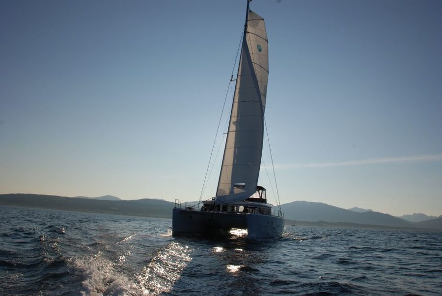 Tromsø: Midnight Sun Cruise in a Luxury Catamaran - Setting out from Tromsø’s floating jetty
