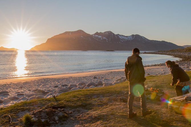 Tromsø: Midnight Sun with Campfire with Wandering Owl - Leaving central Tromsø for Ersfjordbotn