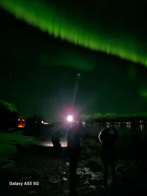 Tromsø:Northern light tour with mini bus i Tromsø - The ride back and central hotel drop-off