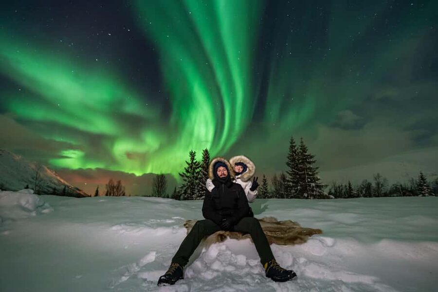 Tromsø: Northern Lights Tour with Professional Photographer - What the four-hour viewing stop is like