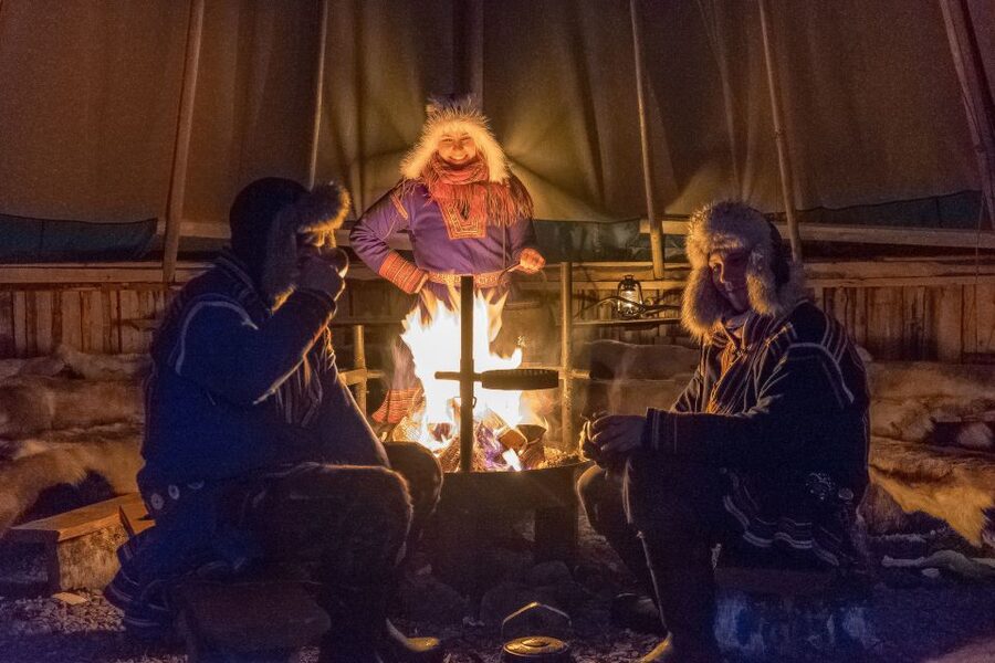 Tromsø: Reindeer Camp Dinner with Chance of Northern Lights - A night with 300 reindeer