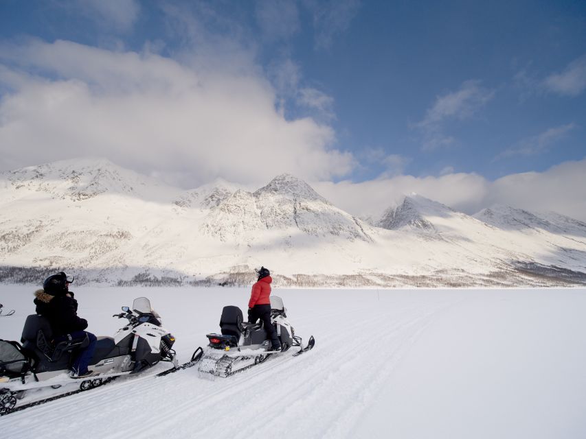 Tromsø: Scenic Arctic snowmobile safari in the Lyngen Alps - Ullsfjorden ferry crossing and the final shuttle