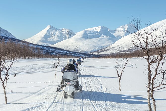 Tromsø Snowmobiling, Ice Domes Snow Park, and Reindeer Visit - The scenery is the real snowmobile reward