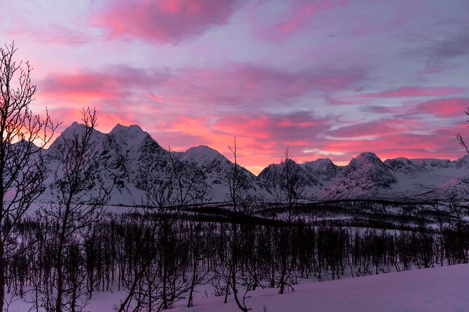 Tromso-Snowshoeing Excursion to Viewpoint - Warm suits, boots, and snowshoes before the drive