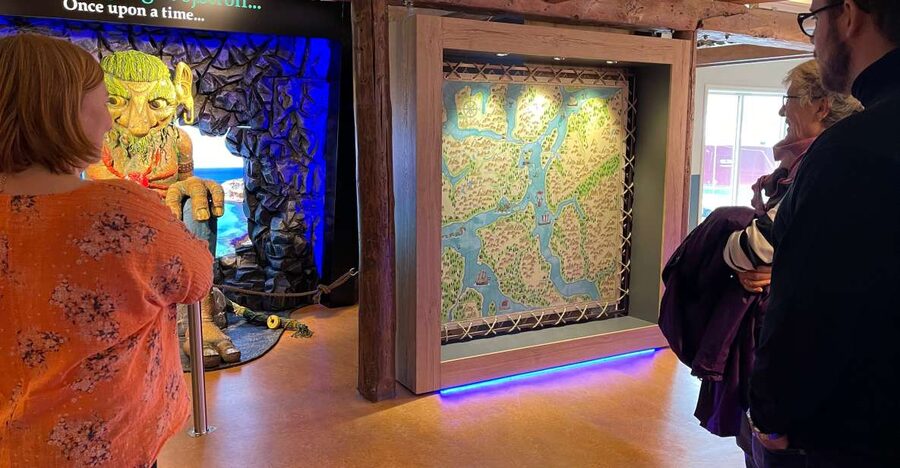 Tromsø: Troll Museum Entry Ticket with AR Media Experience - The AR tablet makes the displays more than statues