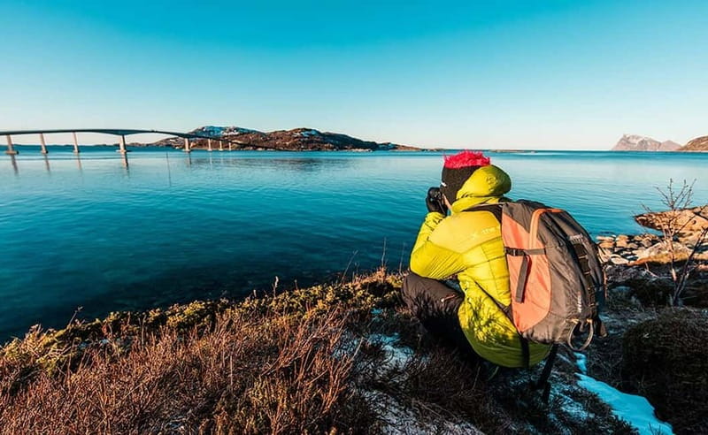 Tromsø: Winter Fjord Road Trip with Citizen Science - Crossing to Kvaløya, where the views keep changing