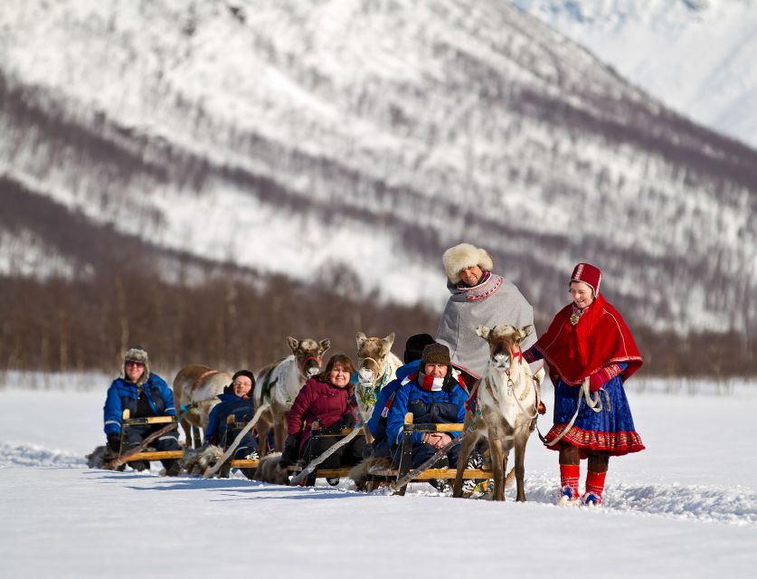 True Locals of the Arctic: Reindeer Sledding at Camp Tamok - A hot meal inside the lavvu