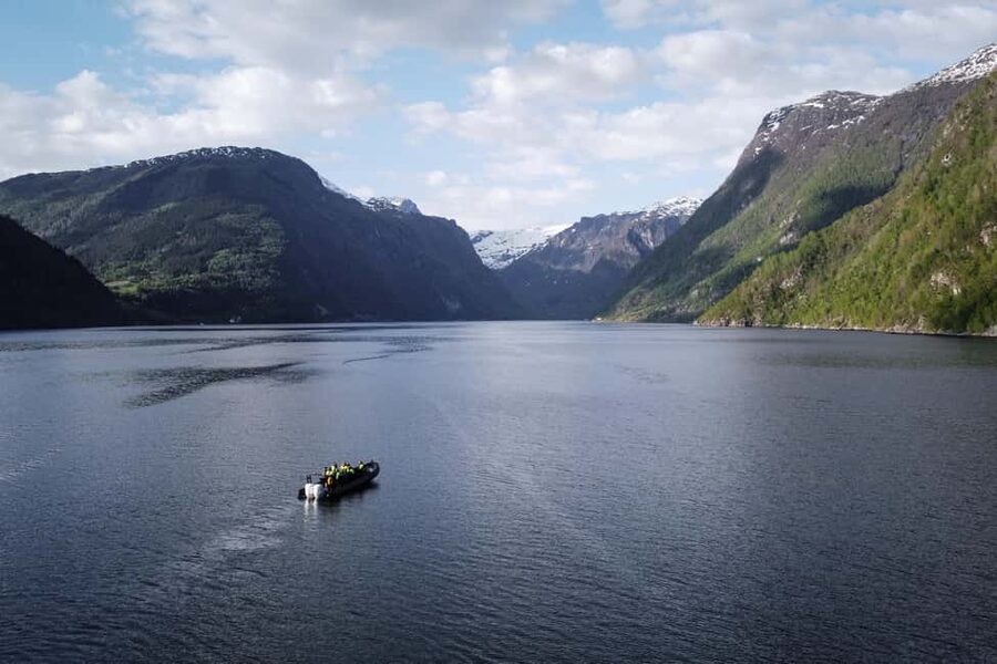 Ulvik adventure: Exploring Hardangerfjord's Osafjord by RIB - Leaving Ulvik from Brakanes Hotel