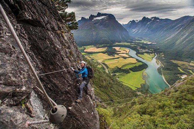 Via Ferrata Åndalsnes West Wall - Starting at the Norwegian Mountaineering Center